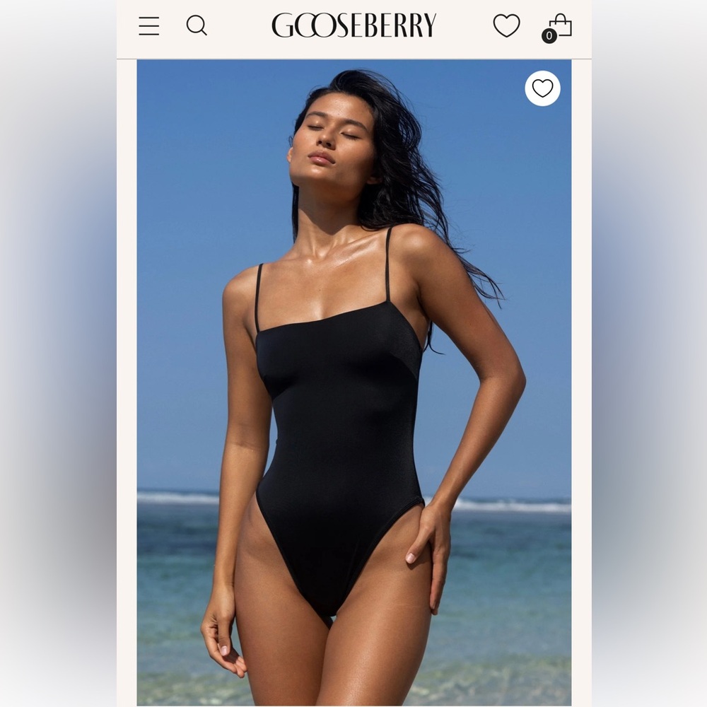 Gooseberry - One Piece Tank Black